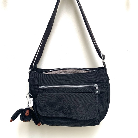 kipling syro crossbody bag black